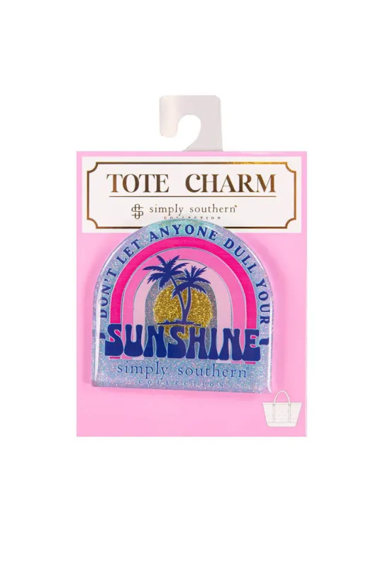 Simply Southern Sunshine Tote Charm in Blue | PP-0123-TOTECHARM-SUNSHINE sold by Glik’s