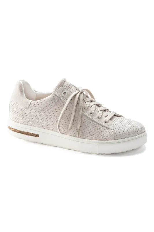 Birkenstock Bend Low Suede Embossed Shoes for Women in Antique White | 1024976 sold by Glik’s