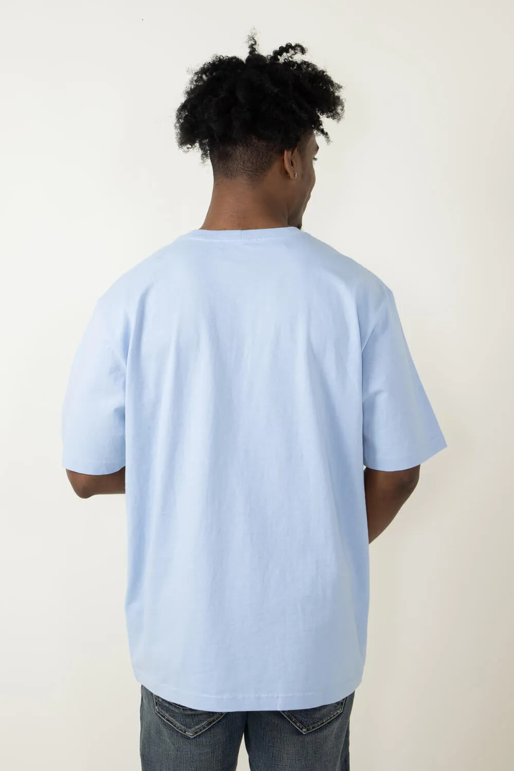 Carhartt Loose Fit Heavyweight C Graphic T-Shirt for Men in Blue | 106151-HC5-FOGBLUE sold by Glik’s product image thumbnail 5