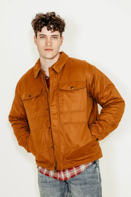Ariat Grizzly Canvas Jacket for Men in Brown | 10046384-CHESTNUT sold by Glik’s