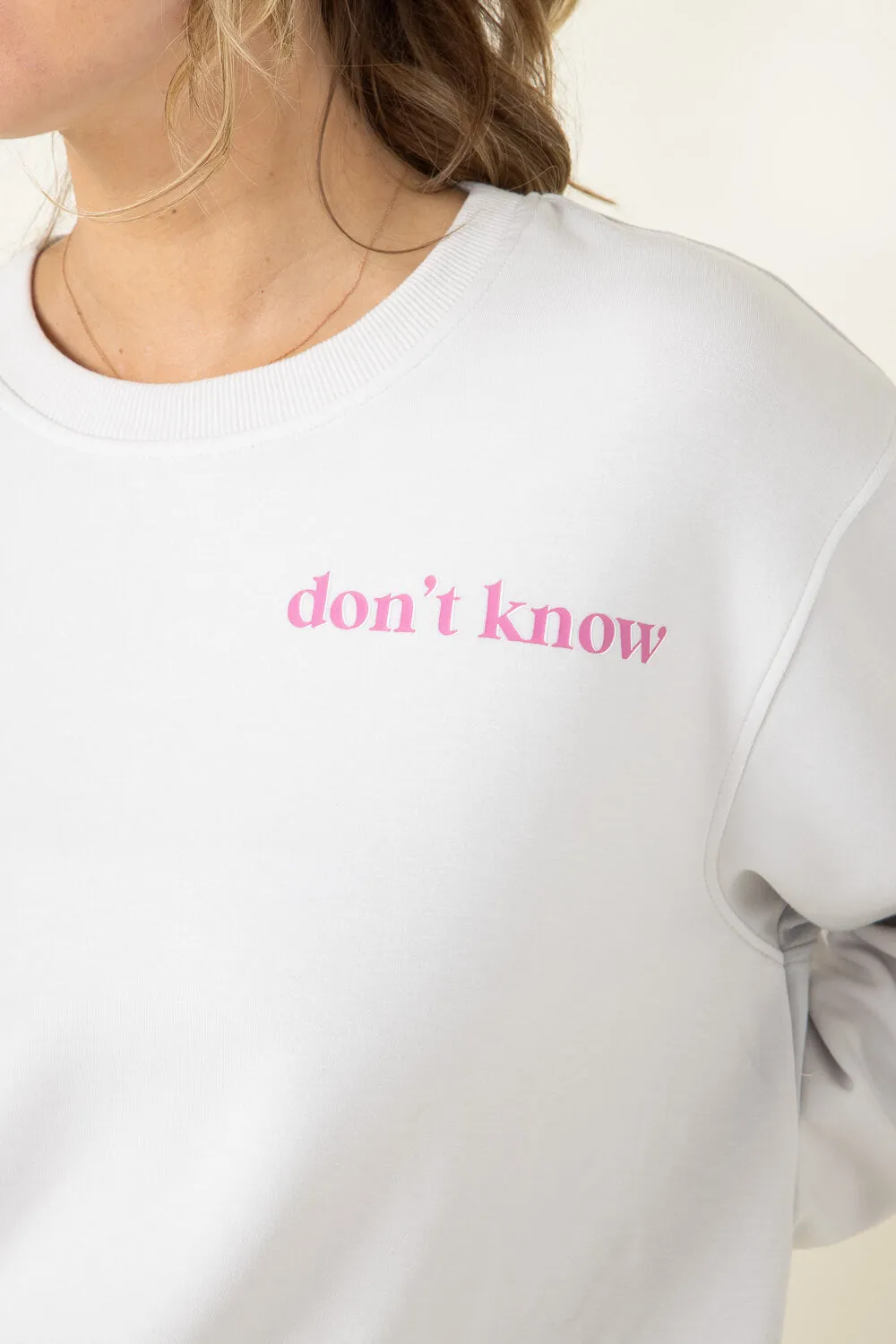 Simply Southern Don’t Care Pullover for Women in Grey | PP-0124-PULL-CLRBLK-CARE sold by Glik’s product image thumbnail 3