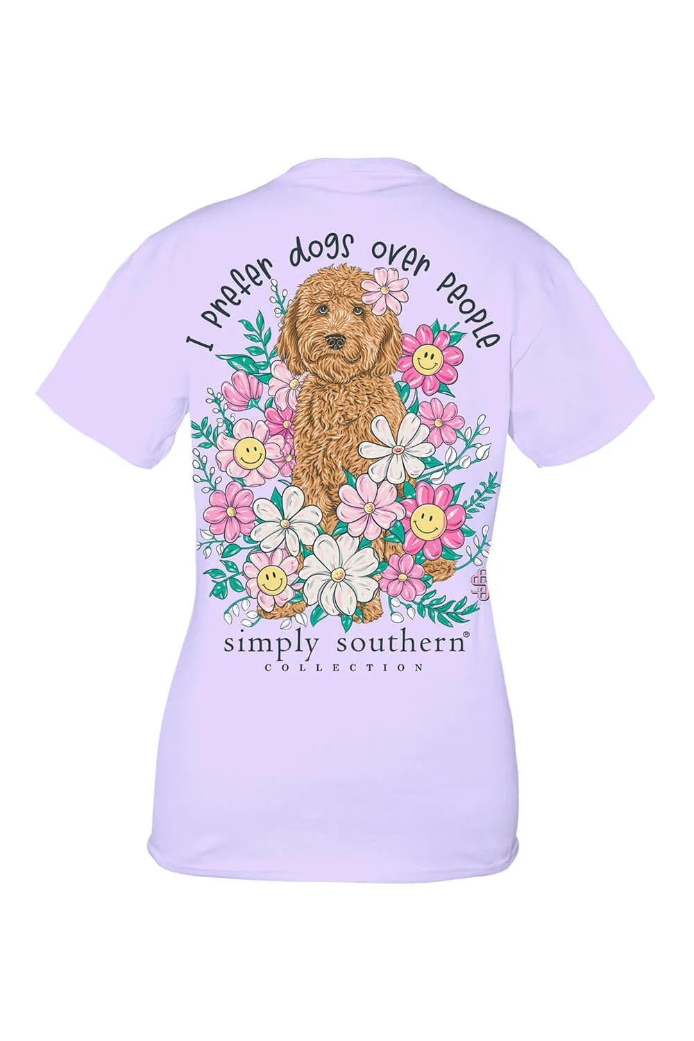 Simply Southern Dogs Over People T-Shirt for Women in Purple | SS-PREFER-ASTER sold by Glik’s product image thumbnail 3