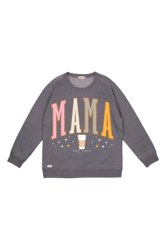 Simply Southern Plus Size Mama Crewneck for Women in Grey | EXT-CREW-MAMA-SPACE sold by Glik’s