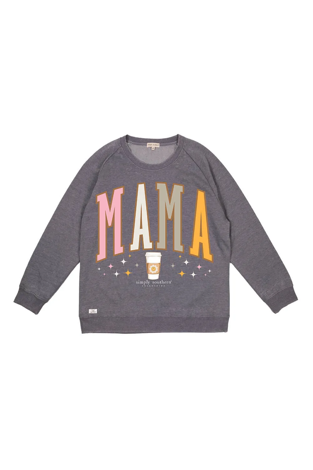 Simply Southern Plus Size Mama Crewneck for Women in Grey | EXT-CREW-MAMA-SPACE sold by Glik’s