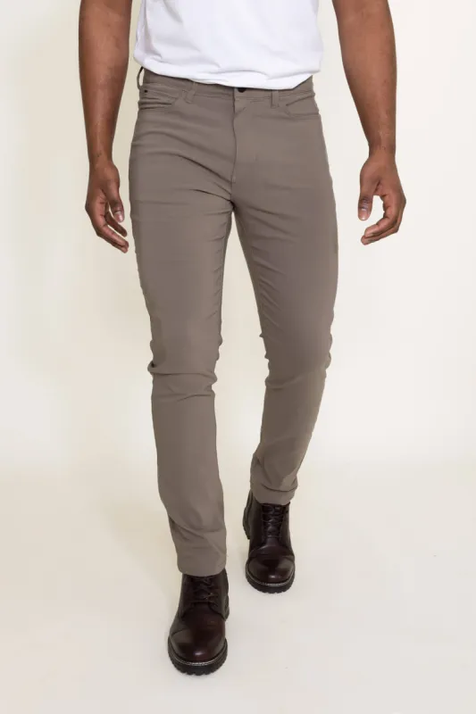 Weatherproof Vintage Faille Performance Pants for Men in Mushroom Brown | W3S515EV-MUSHROOM sold by Glik’s