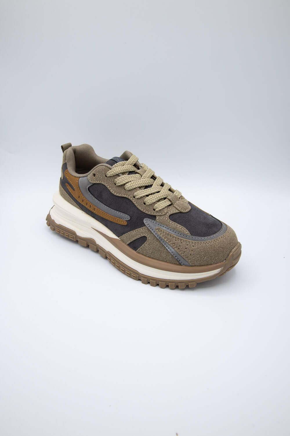 Blowfish Malibu Leo Chunky Sneakers for Women in Green/Brown | ZS-1605-967 sold by Glik’s