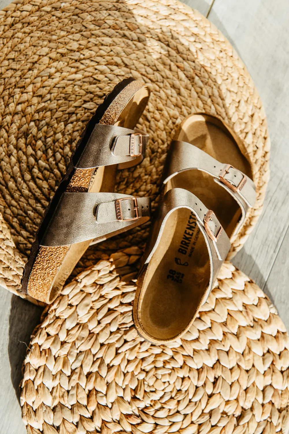 Birkenstock Sydney Birko-Flor Sandals for Women in Graceful Taupe | 1016168 sold by Glik’s product image thumbnail 2