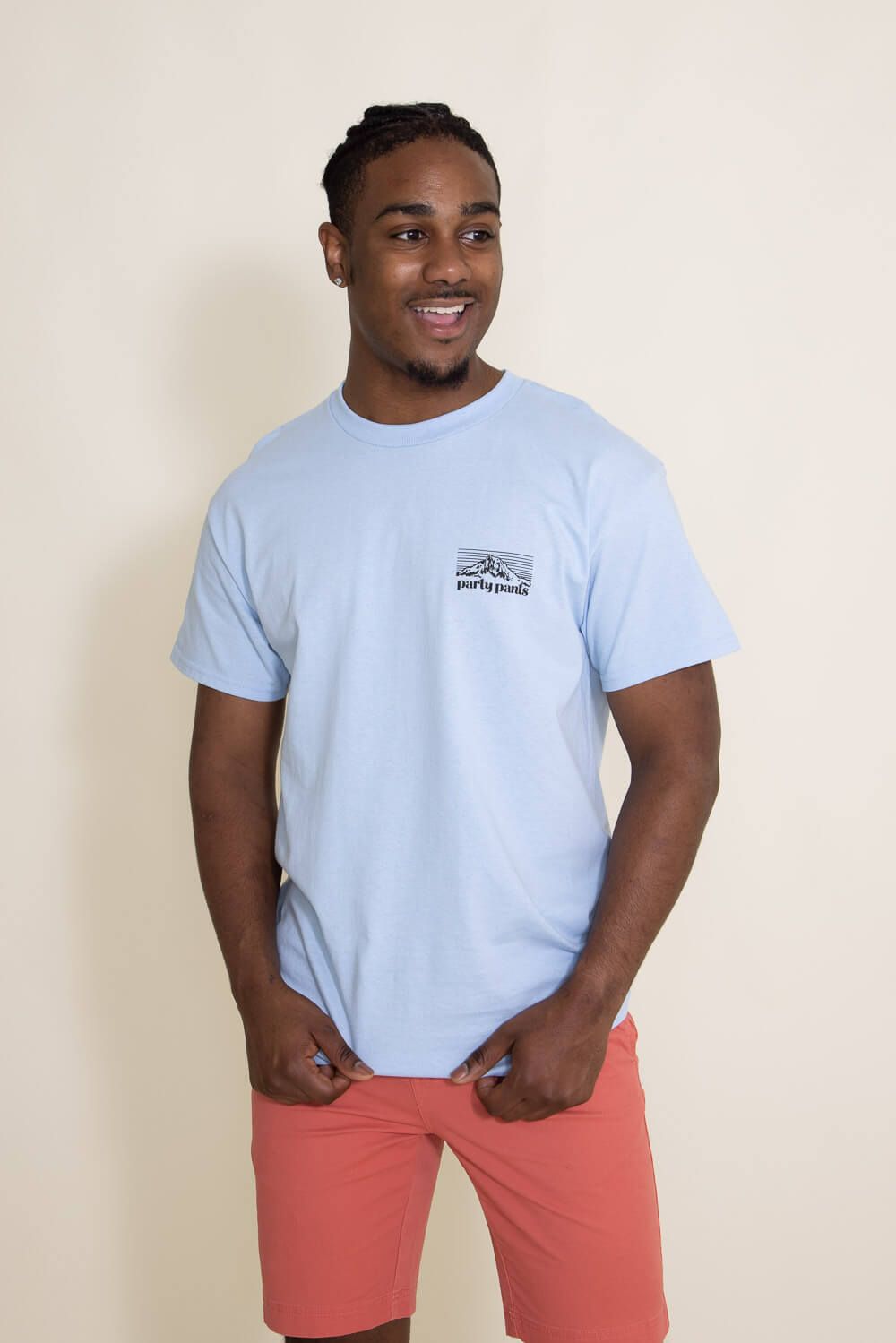 Party Pants Pour Choices T-Shirt for Men in Light Blue | PM201198-LBLU sold by Glik’s product image thumbnail 3