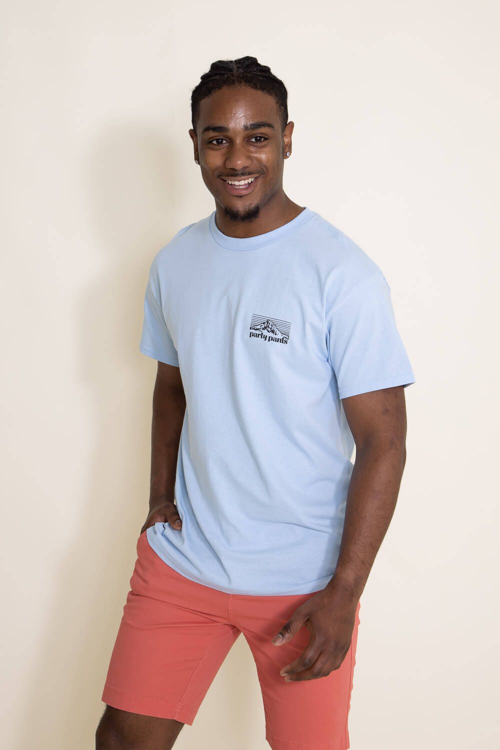Party Pants Pour Choices T-Shirt for Men in Light Blue | PM201198-LBLU sold by Glik’s product image thumbnail 4
