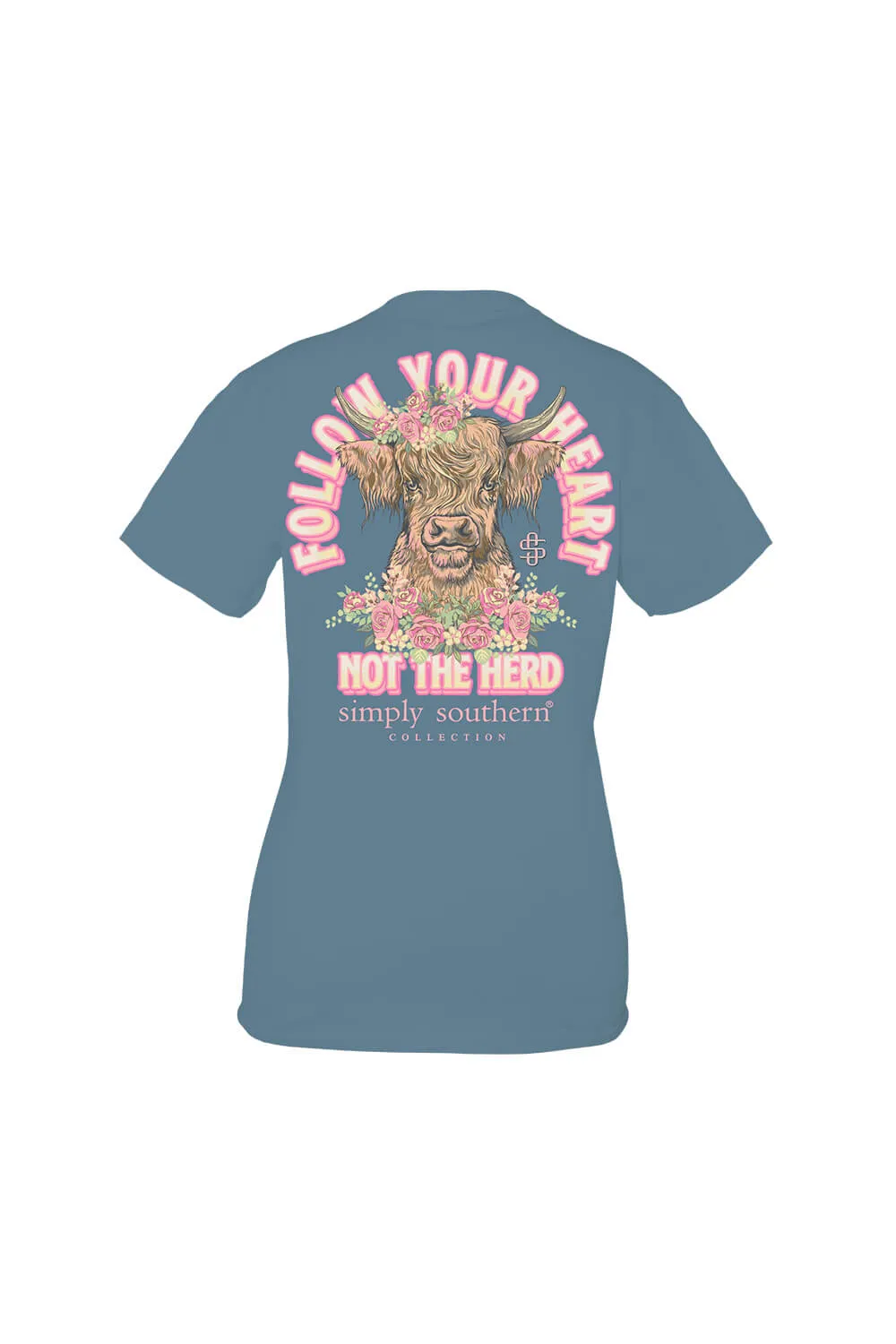 Simply Southern Youth Follow Your Heart T-Shirt for Girls in Blue | YTH-SS-HERD-COMET sold by Glik’s product image thumbnail 3