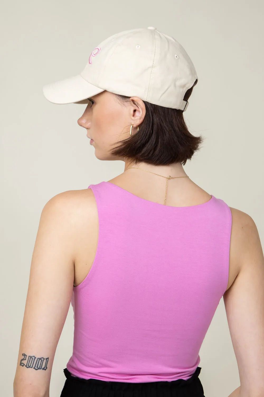 Pink Bow Hat in Ivory | BHC410213IVY sold by Glik’s product image thumbnail 3