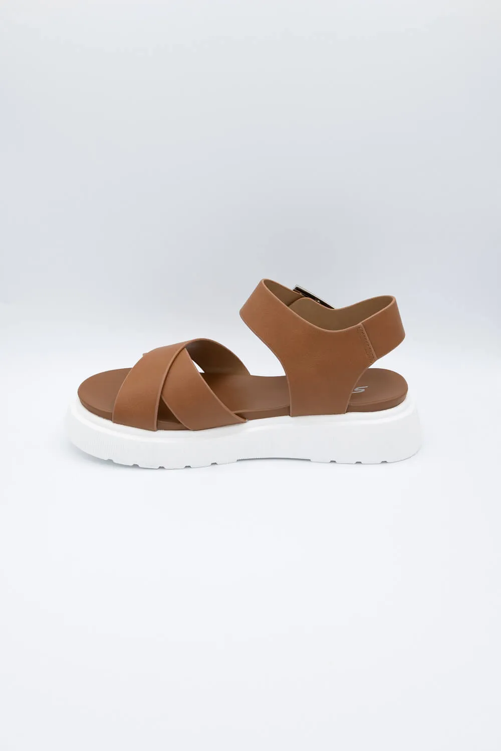 Soda Carter Lug Sandals for Women in Cognac | CARTER-S COGNAC sold by Glik’s product image thumbnail 4