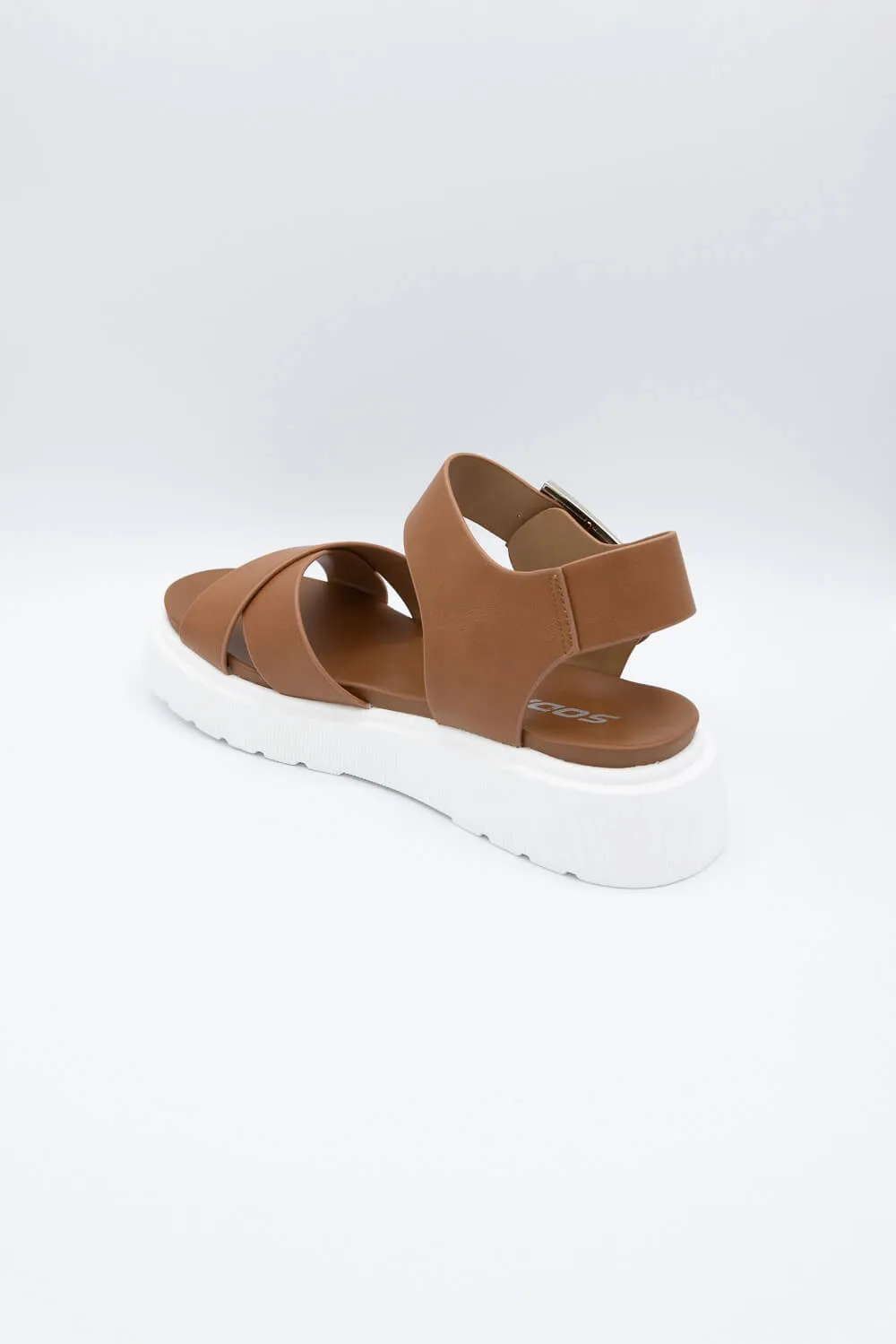 Soda Carter Lug Sandals for Women in Cognac | CARTER-S COGNAC sold by Glik’s product image thumbnail 3