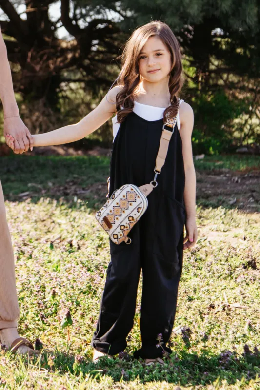 Youth Knit Onesie for Girls in Black | MDB952G-FPI-BLK sold by Glik’s