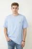 Carhartt Relaxed Heavyweight Pocket C Graphic T-Shirt for Men in Blue | 106149-HC5-FOGBLUE sold by Glik’s