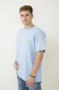 Carhartt Relaxed Heavyweight Pocket C Graphic T-Shirt for Men in Blue | 106149-HC5-FOGBLUE sold by Glik’s