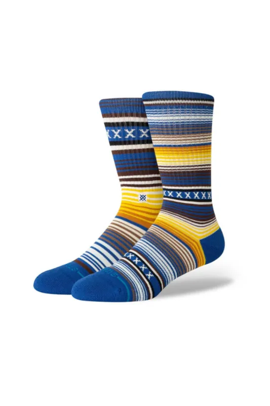 Stance Curren ST Crew Socks for Men in Blue | A556A20CHS sold by Glik’s