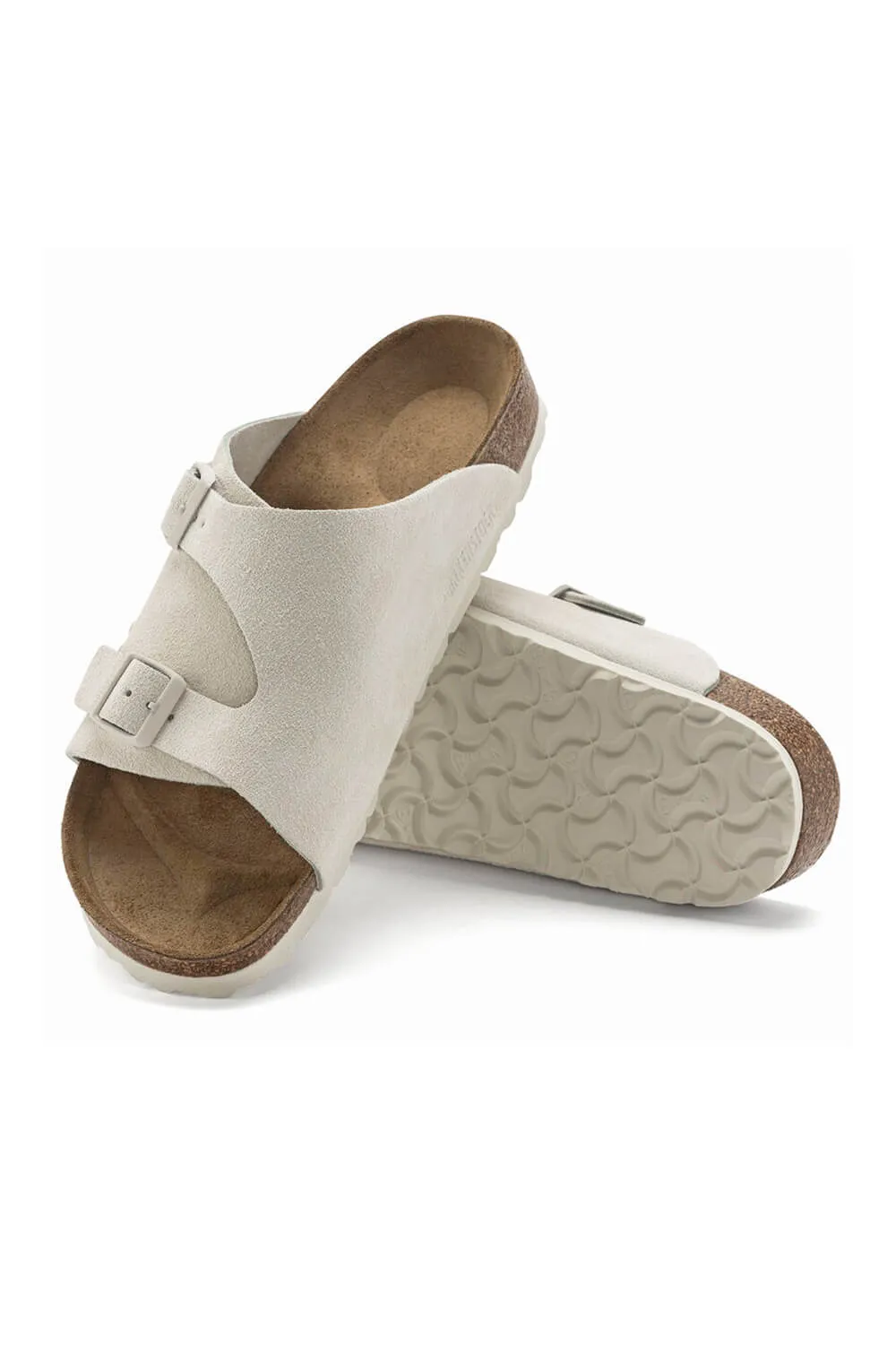Birkenstock Zurick Suede Sandals for Women in Antique White | 1025008 sold by Glik’s product image thumbnail 4