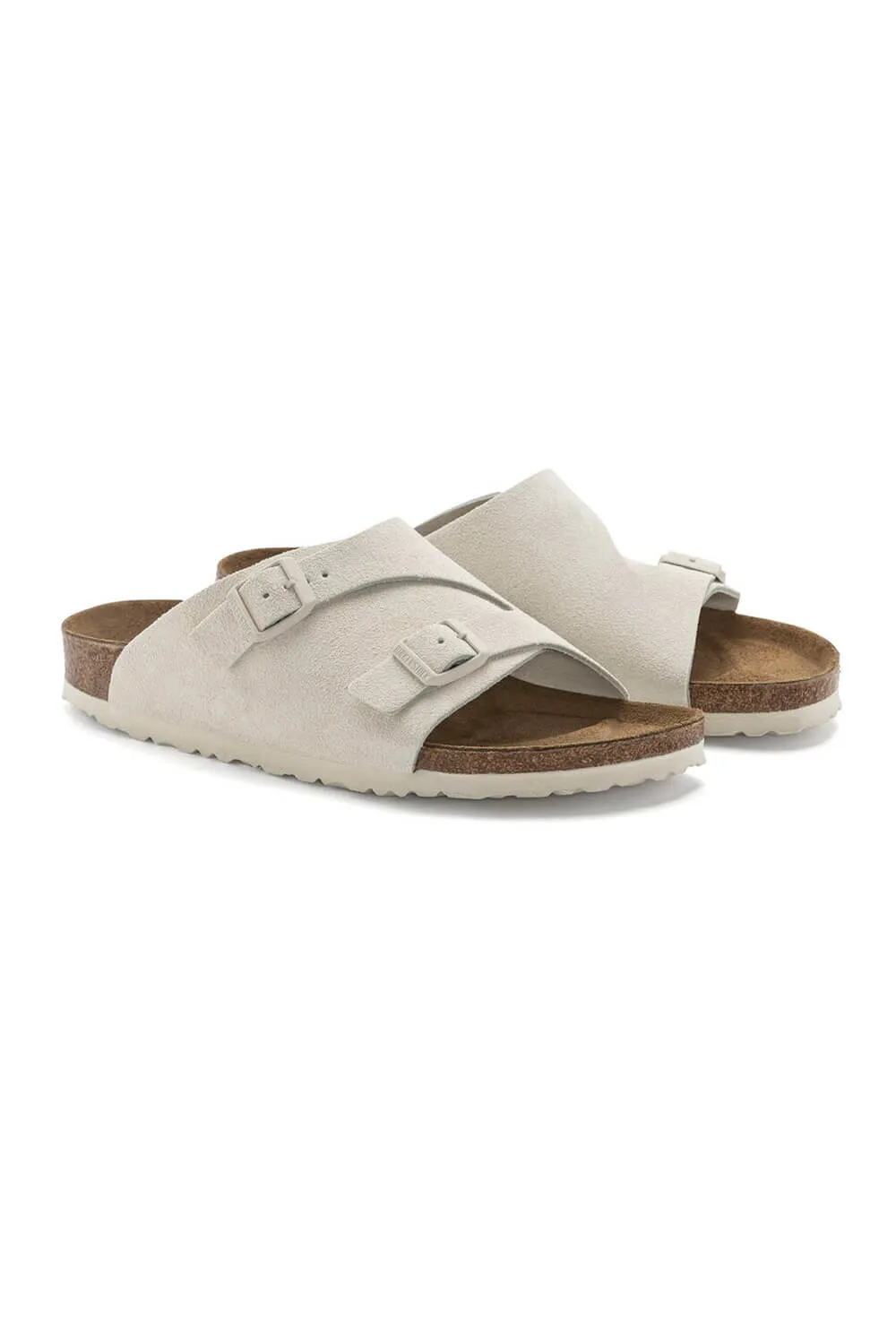 Birkenstock Zurick Suede Sandals for Women in Antique White | 1025008 sold by Glik’s product image thumbnail 2