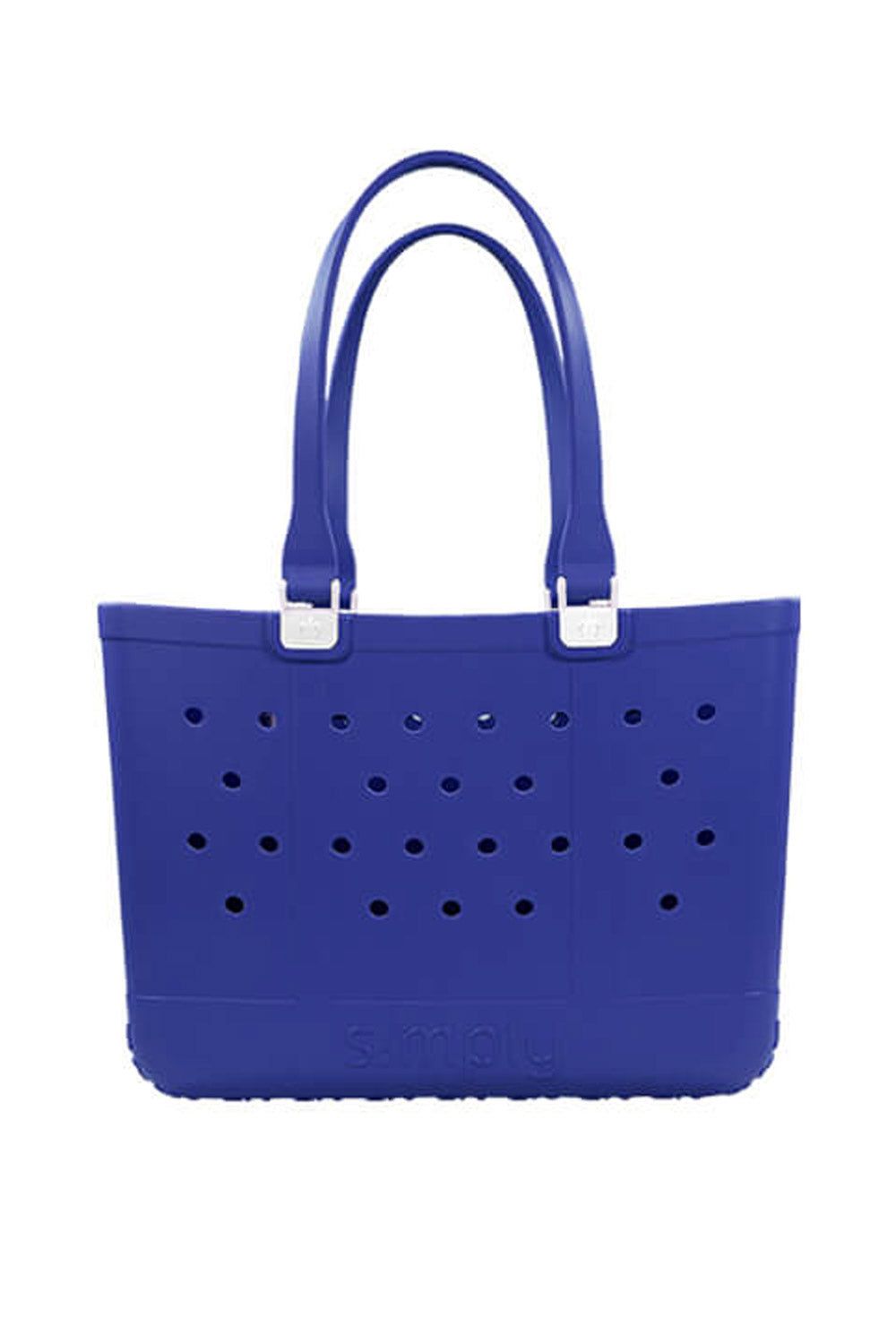Simply Southern Large Waterproof Tote Bag in Cobalt Blue | PP-0322-SIMPLYTOTE-LG-SLD-COBALT sold by Glik’s