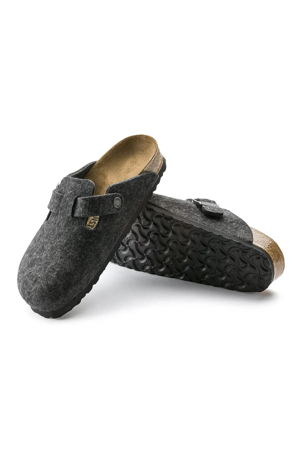 Birkenstock Boston Wool Clogs for Women in Anthracite | 160371 sold by Glik’s product image thumbnail 3