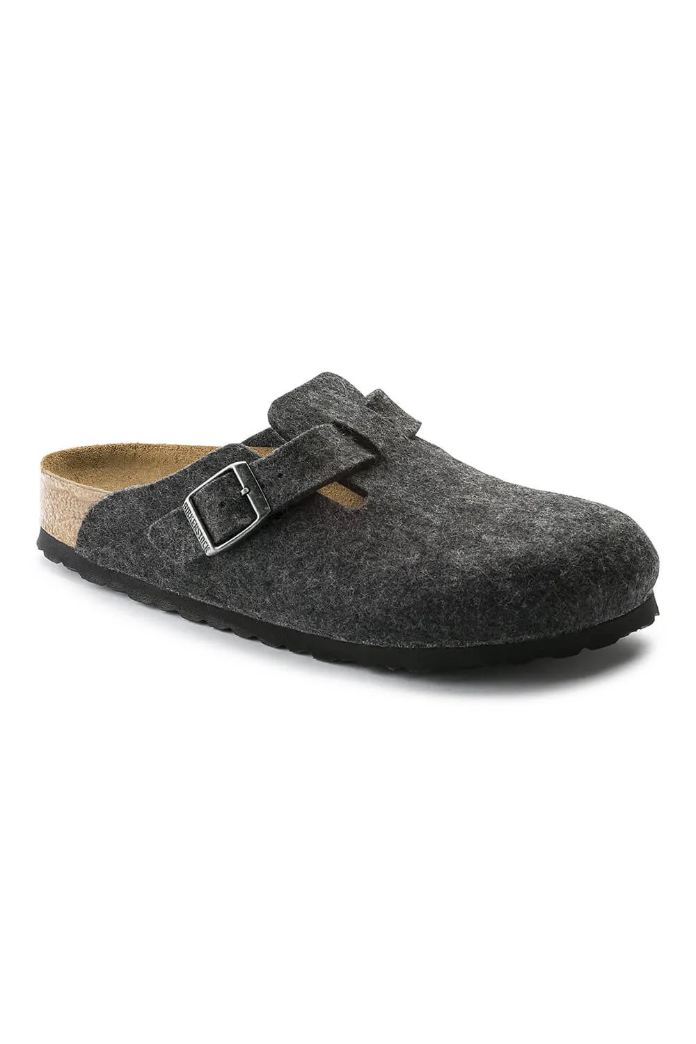 Birkenstock Boston Wool Clogs for Women in Anthracite | 160371 sold by Glik’s