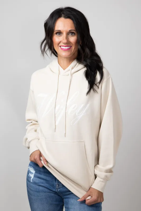 ♡*。゜Duuui Glik's 1897 Active Ditsy Floral Hoodie for Women in Ivory