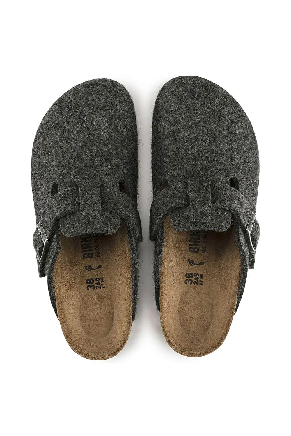 Birkenstock Boston Wool Clogs for Women in Anthracite | 160371 sold by Glik’s product image thumbnail 4