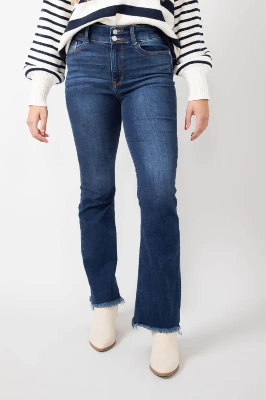 Judy Blue High Rise Frayed Hem Bootcut Jeans for Women | 82568REG sold by Glik’s