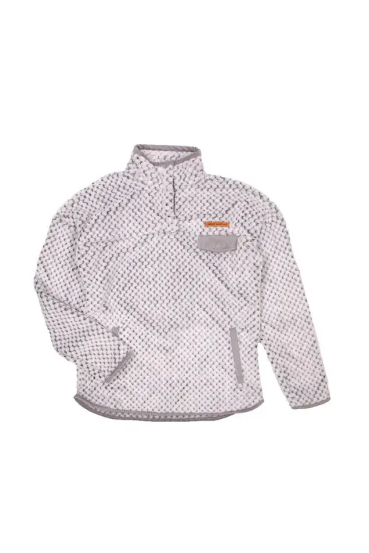 Simply Southern Youth Simply Soft Pullover for Girls in Frost | PP-0223-YTH-SIMPLYSFTPLL-FROST sold by Glik’s