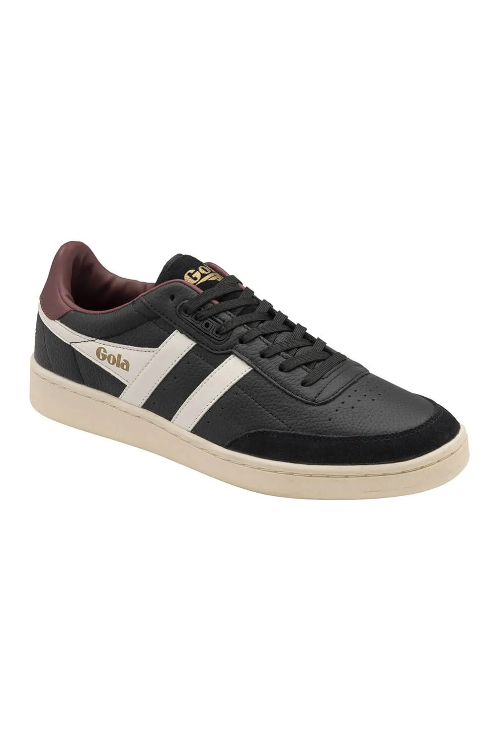 Gola Classics Contact Leather Sneakers for Men in Black | CMB261-BLACK/WHITE sold by Glik’s product image thumbnail 2