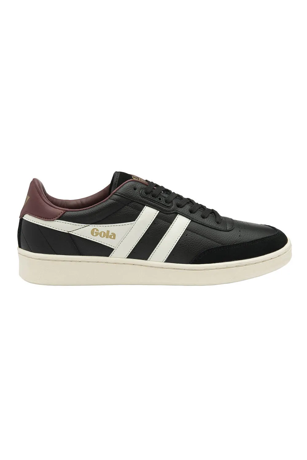 Gola Classics Contact Leather Sneakers for Men in Black | CMB261-BLACK/WHITE sold by Glik’s product image thumbnail 3