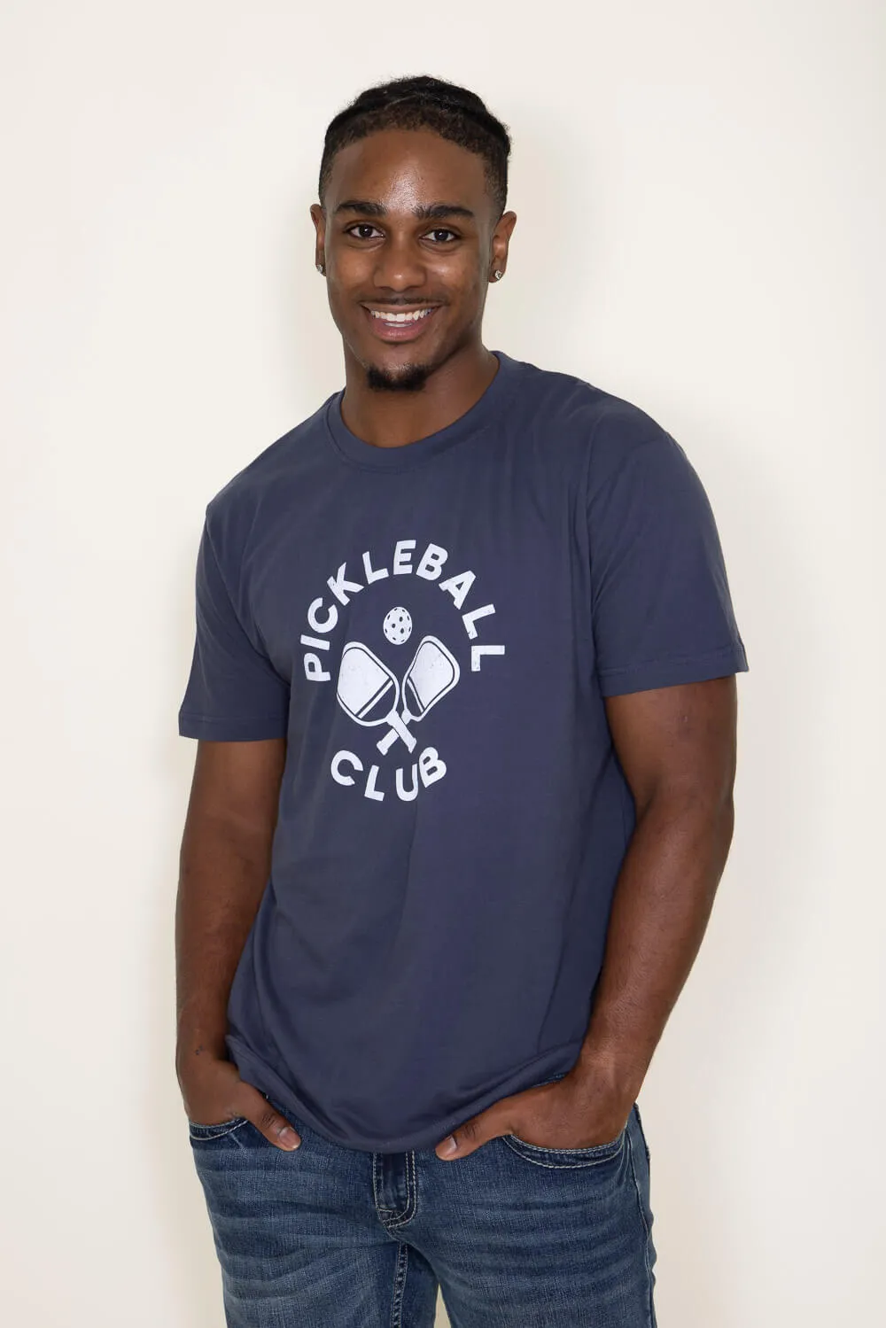 American Needle Pickleball Club T-Shirt for Men in Navy Blue | RJB591A-PBALL-NAVY sold by Glik’s product image thumbnail 3