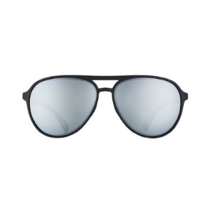 Goodr Add The Chrome Package Mach G Sunglasses in Black | G00022-MG-CH4-RF sold by Glik’s