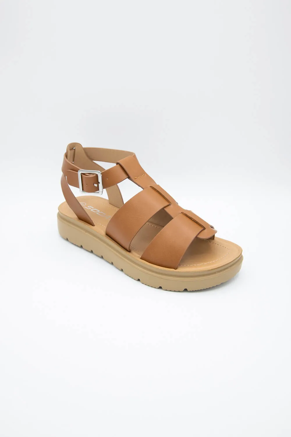 Soda Bennett Fisherman Sandals for Women in Brown BENNETT-S - Main Image