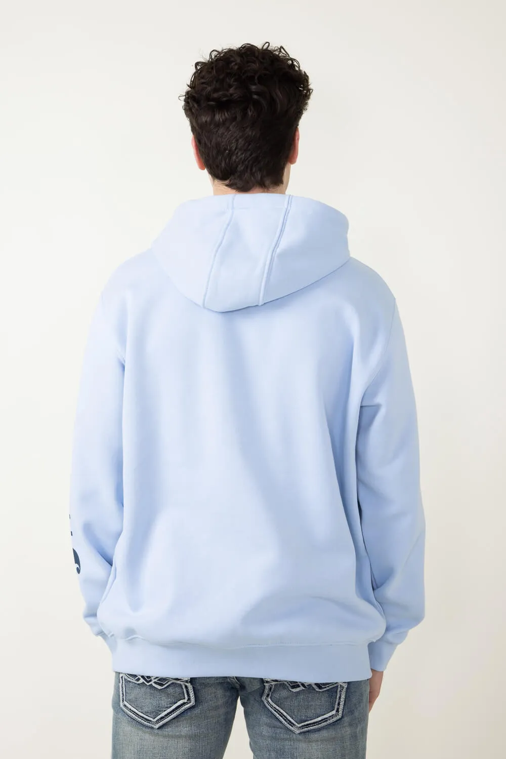 Carhartt Loose Midweight Logo Sleeve Graphic Sweatshirt for Men in Fog Blue | K288-HC5-FOGBLUE sold by Glik’s product image thumbnail 2