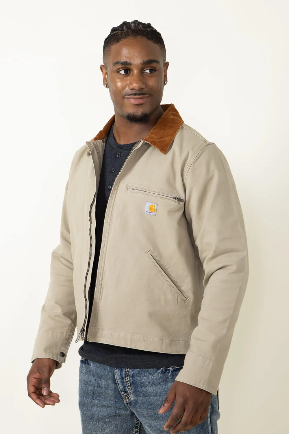Carhartt Rugged Flex Duck Detroit Jacket for Men in Sand Dune | 106234-B73-SANDDUNE sold by Glik’s product image thumbnail 4