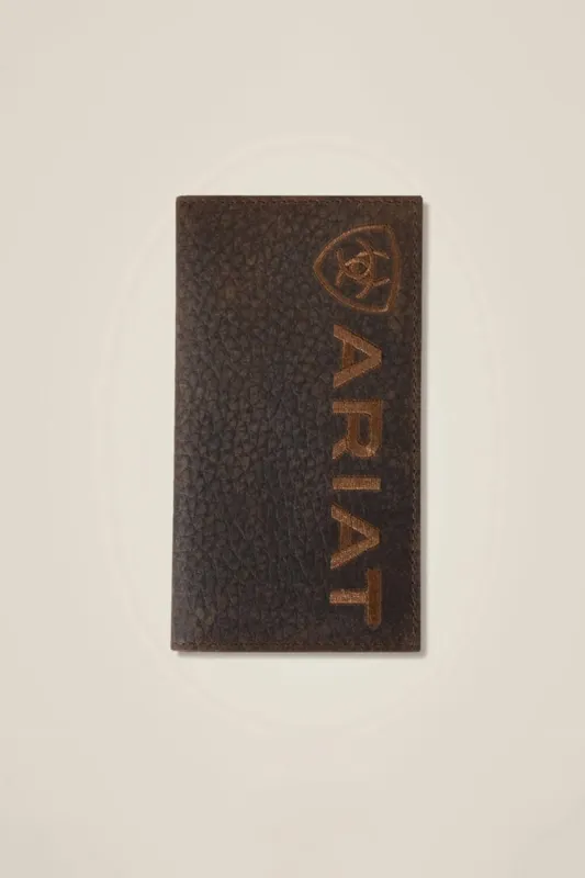 Ariat Rodeo Bull Hide Wallet in Brown | A3554302-BRN sold by Glik’s