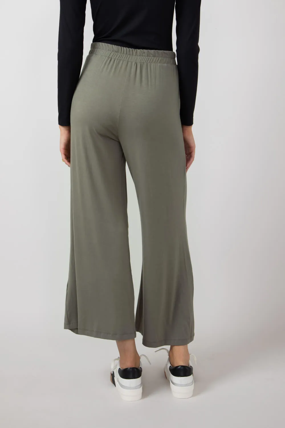 Wide Leg Lounge Pants for Women in Vintage Olive | P70206A-VINTAGEOLIVE sold by Glik’s product image thumbnail 2