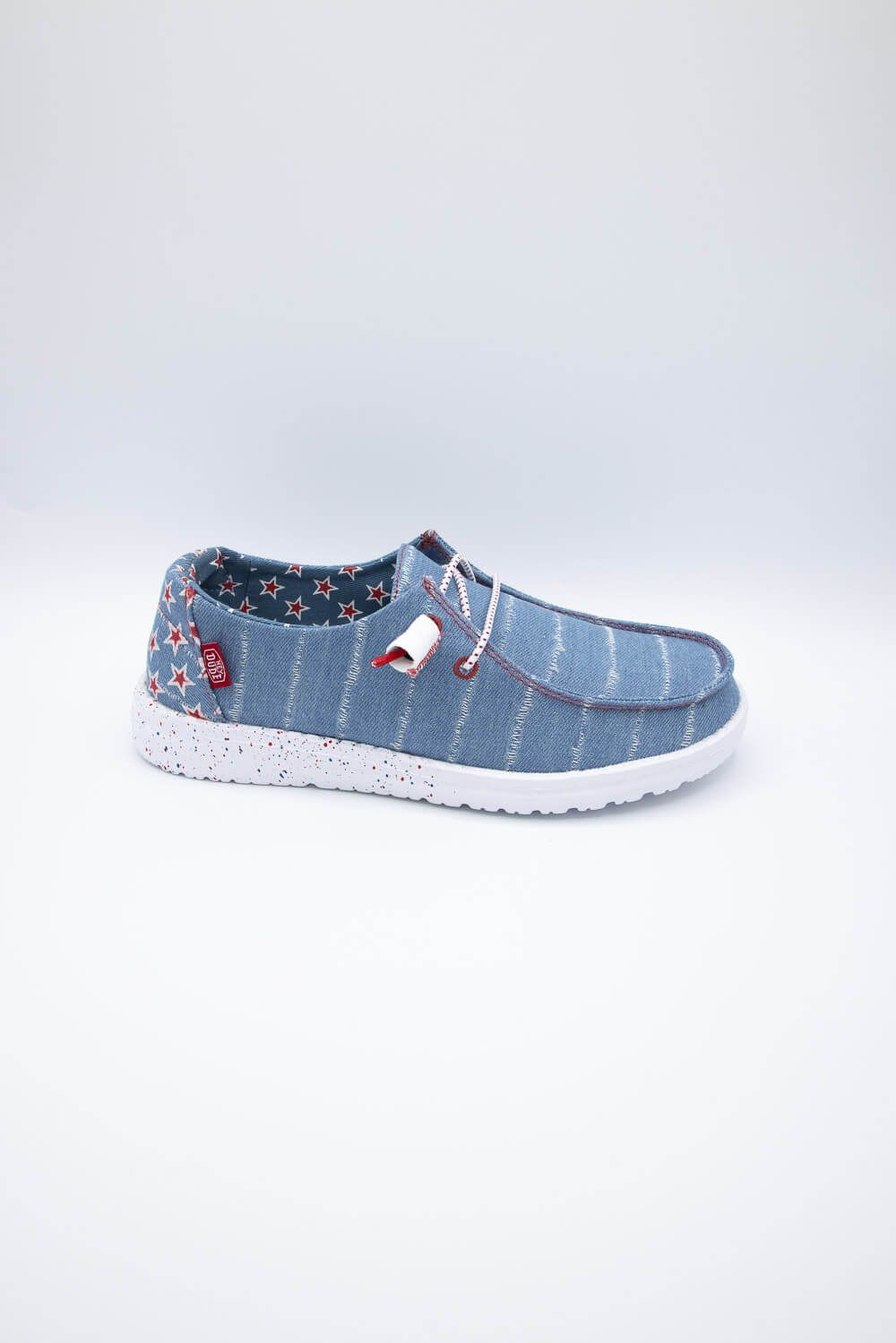 HEYDUDE Women’s Wendy Patriotic Shoes in Denim Star | 40158-4NR sold by Glik’s product image thumbnail 2