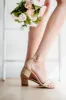 De Blossom Annie Strap Heels for Women in Nude | ANNIE-50W NUDE sold by Glik’s