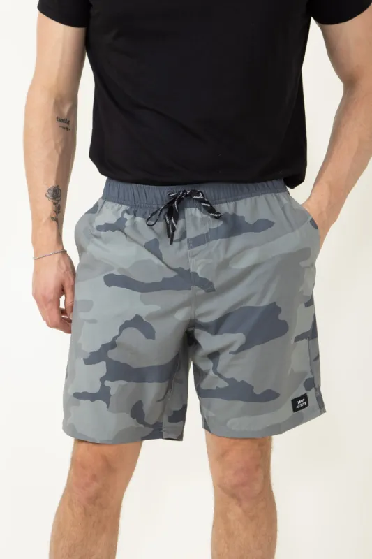 1897 Active Levitate Shorts for Men in Green Camo | STEW26-OLIVE CAMO sold by Glik’s