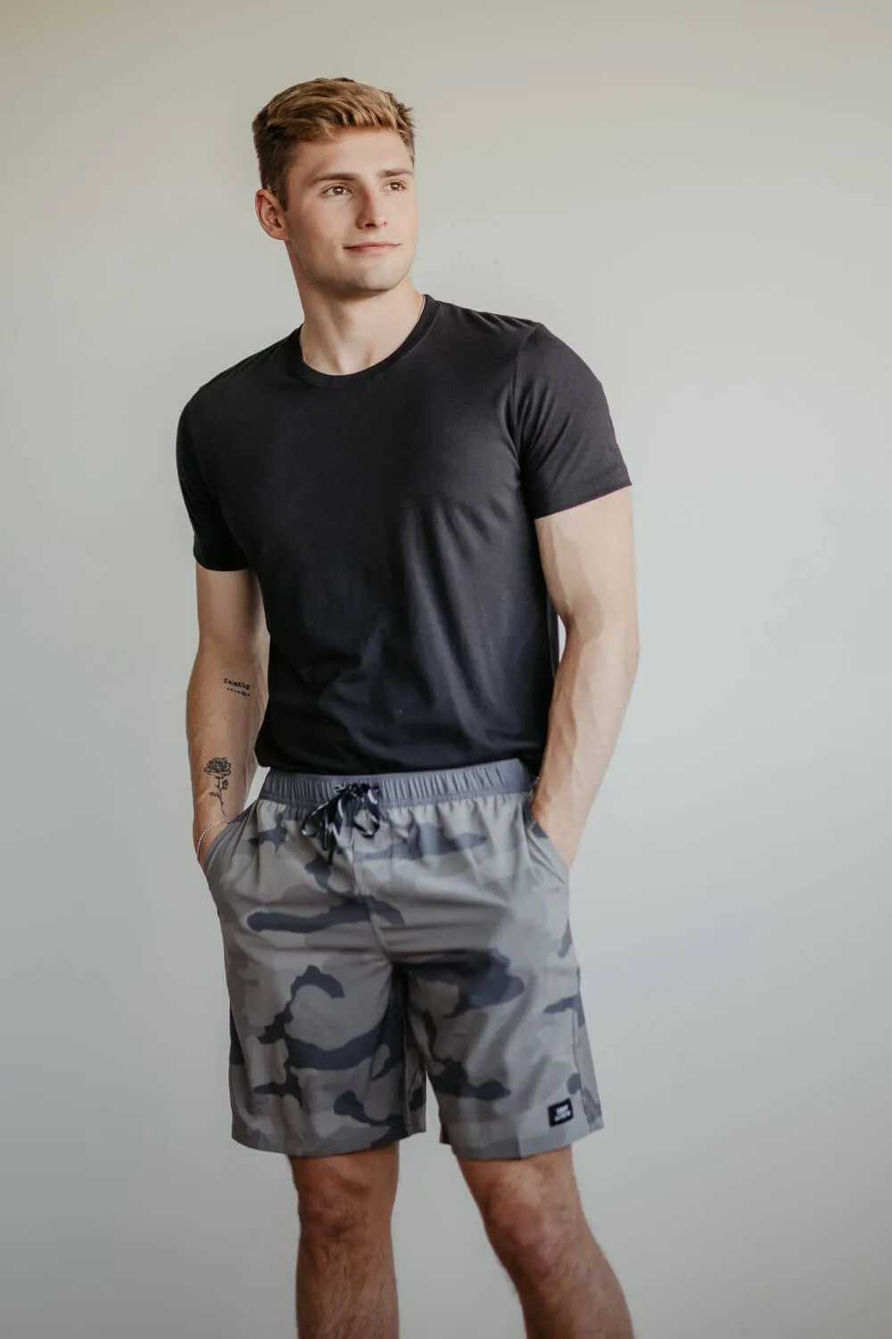 1897 Active Levitate Shorts for Men in Green Camo | STEW26-OLIVE CAMO sold by Glik’s product image thumbnail 2