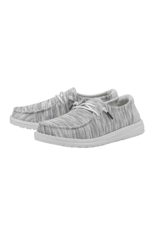 HEYDUDE Women’s Wendy Sox Shoes in Glacier Grey | 121922672 sold by Glik’s