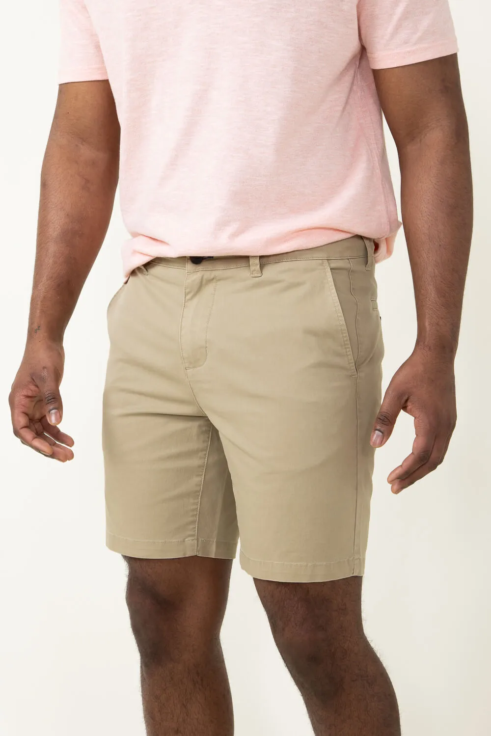 1897 Original 8" Wash Twill Shorts for Men in Khaki | 4GLX1222-KHAKI sold by Glik’s product image thumbnail 2