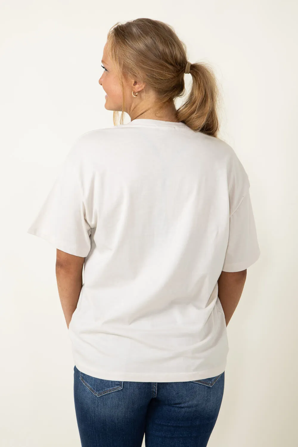 Free Bird America Graphic T-Shirt for Women in Khaki | F525-2282-LTKHAKI sold by Glik’s product image thumbnail 3