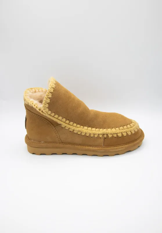 Bearpaw Winter Ankle Booties for Women in Brown | 3061W-243 ICED COFFEE sold by Glik’s