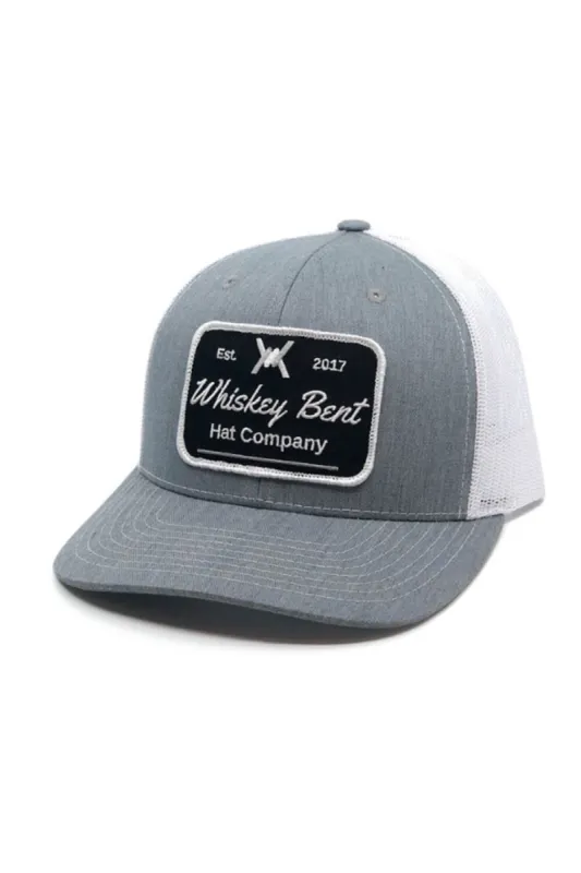Whiskey Bent The Cheyenne Trucker Hat for Men in Grey | CHYN-W sold by Glik’s