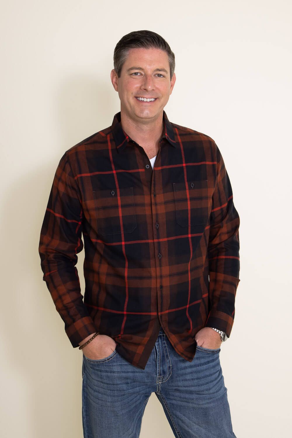 Kuhl Fugitive Flannel Shirt for Men in Red/Black | 7202-CHER sold by Glik’s product image thumbnail 2