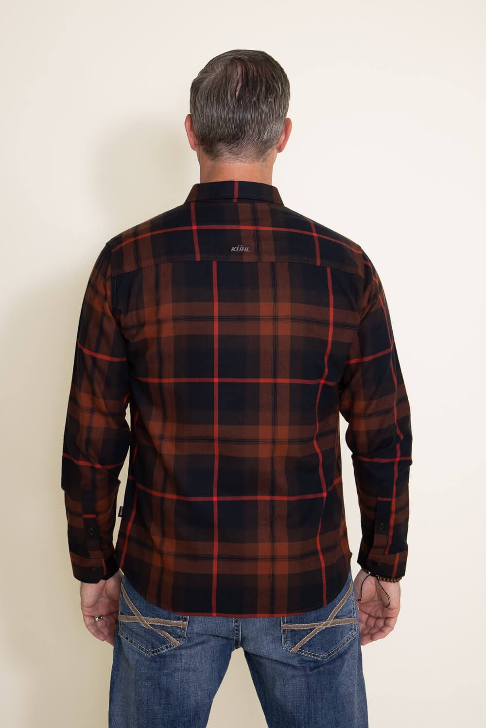Kuhl Fugitive Flannel Shirt for Men in Red/Black | 7202-CHER sold by Glik’s product image thumbnail 3